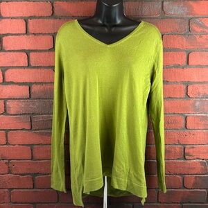 J Jill Shirt Womans Medium Merino Wool